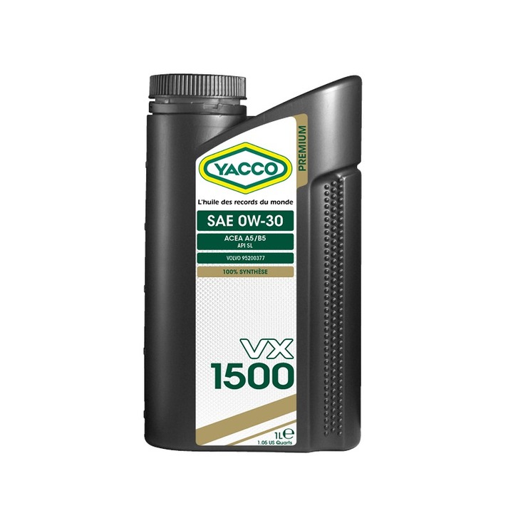 Двигателно масло Yacco VX 1500 0W30, 1л