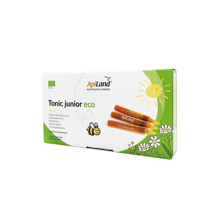 Tonic junior ECO, 10 fiole x 12 g, Apiland