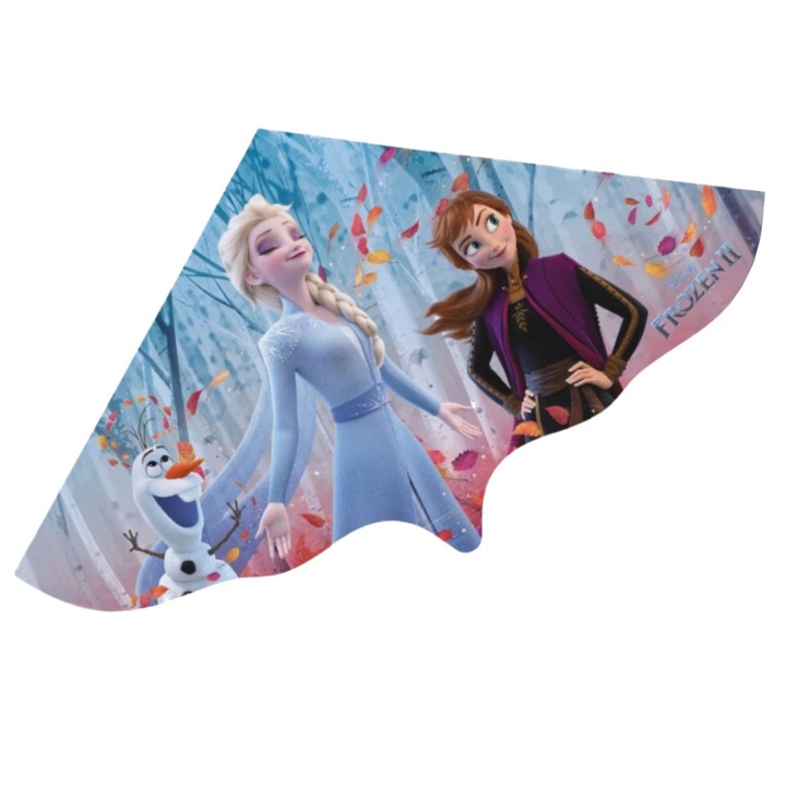 Хвърчило за деца, Frozen II, Елза, Анна и Олаф, 115x63 см, многоцветно