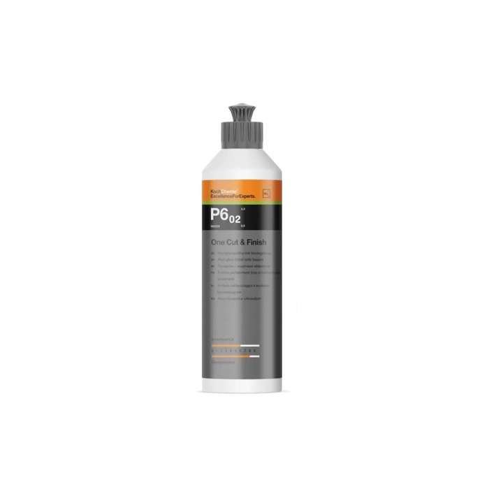 Полиране 3 в 1 с карнаубски восък Koch Chemie One Cut and Finish, P6.02, 250 ml