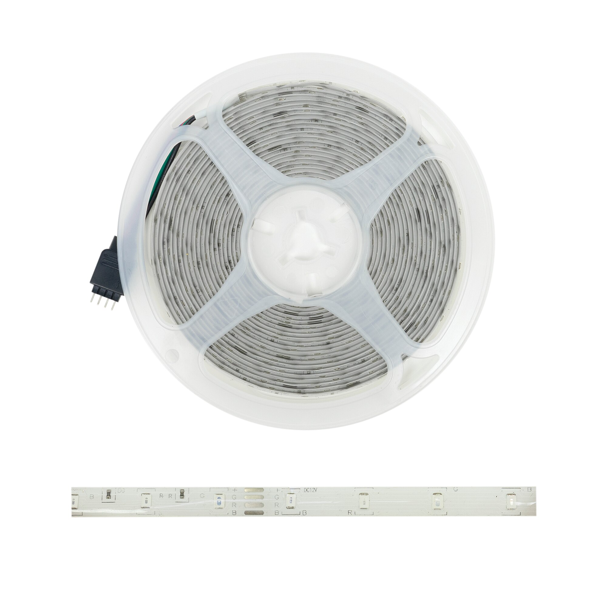 Banda LED PNI RGB2835, 5 M, RGB, IP65, Silicon Cu Telecomanda ...