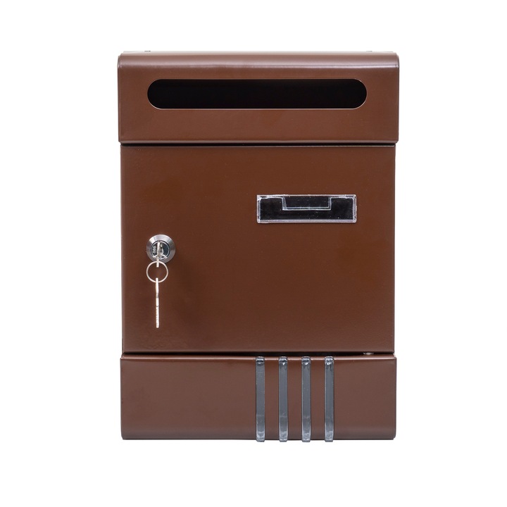 Fém postaláda, 20,5x6,5x29,1 cm / ZTS 5734_M