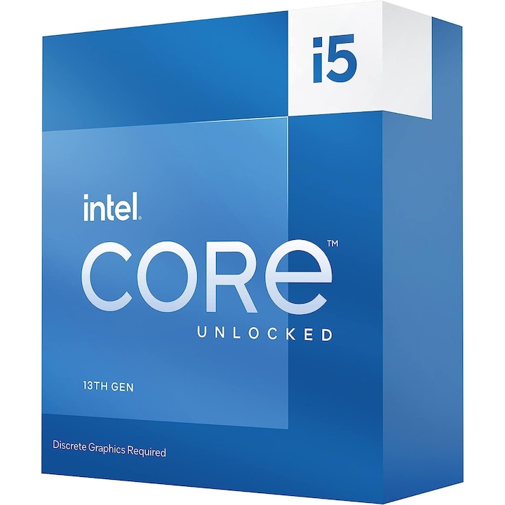 Procesor Intel Core i5-13600KF, socket 1700, 14 C / 20 T, 3.50 GHz - 5.10 GHz, 24 MB cache, 125 W CM8071504821006