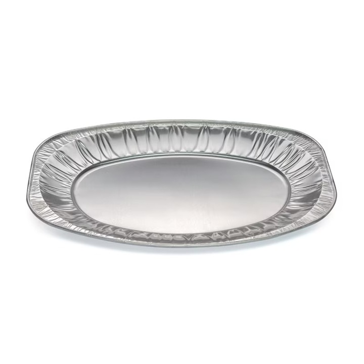 Platou din aluminiu oval 450, 25 bucati/set