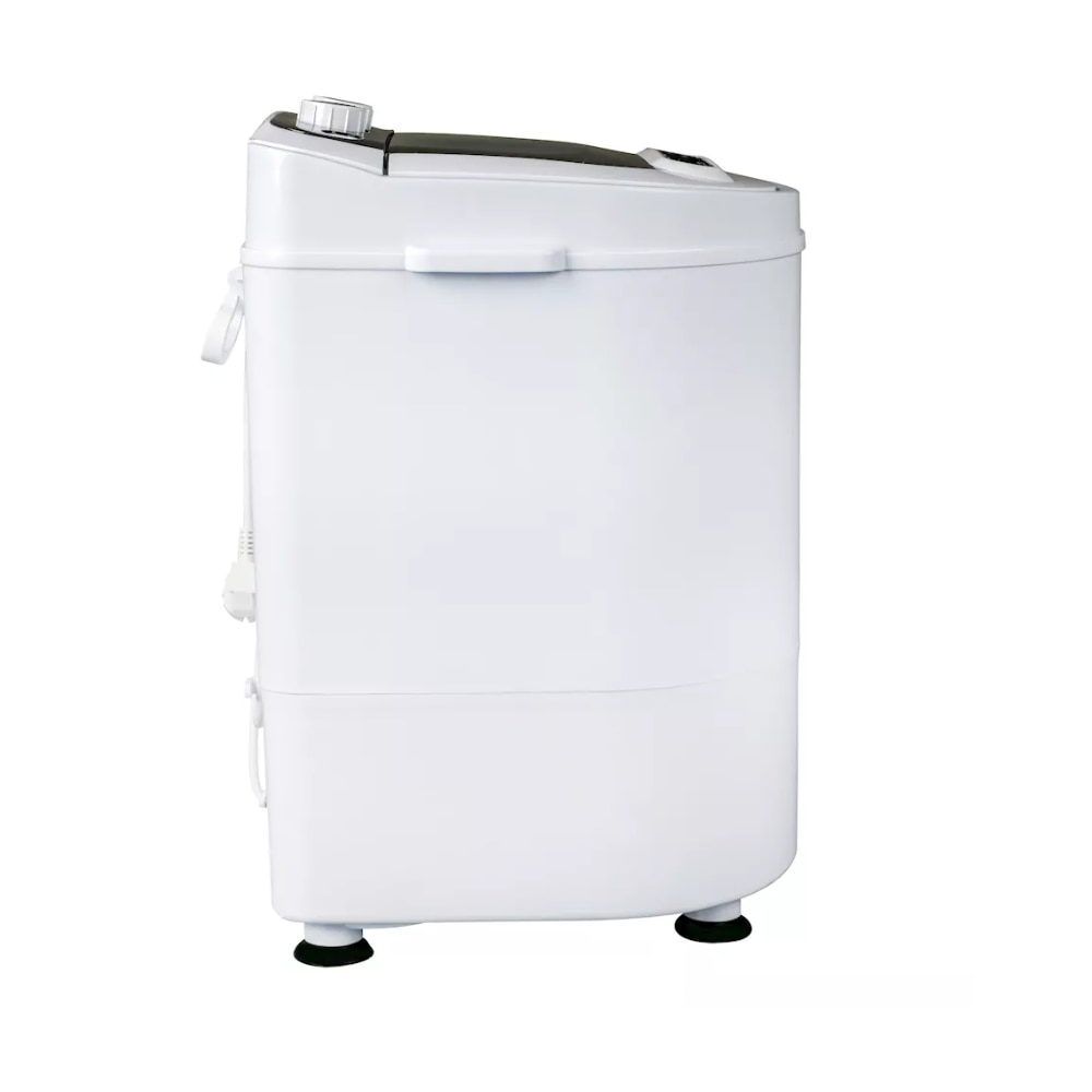 Masina de spalat rufe Salora, cu incarcate verticala, 3 kg, ideala pentru spatii mici/ camine de studenti/ rulota, consum redus, 350 rpm, timer, compacta, usor de folosit, alb