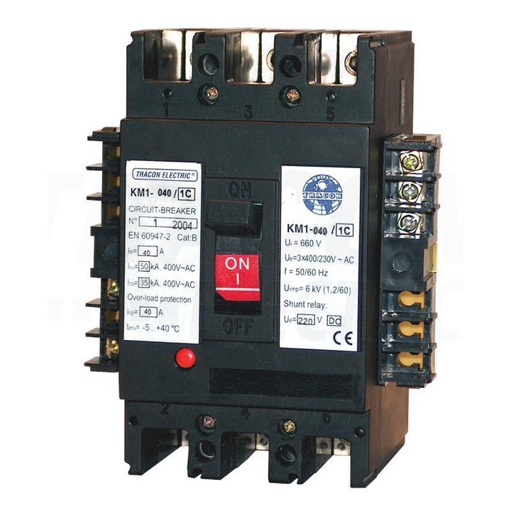 Ключ с корпус, Tracon Electric, 220V, KM7-630/1C