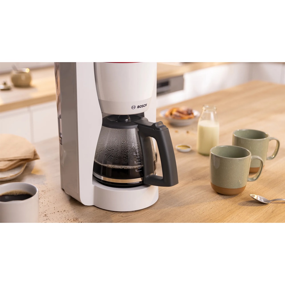 Aparat de cafea, Bosch, 1200 W, 1.4 l, Alb
