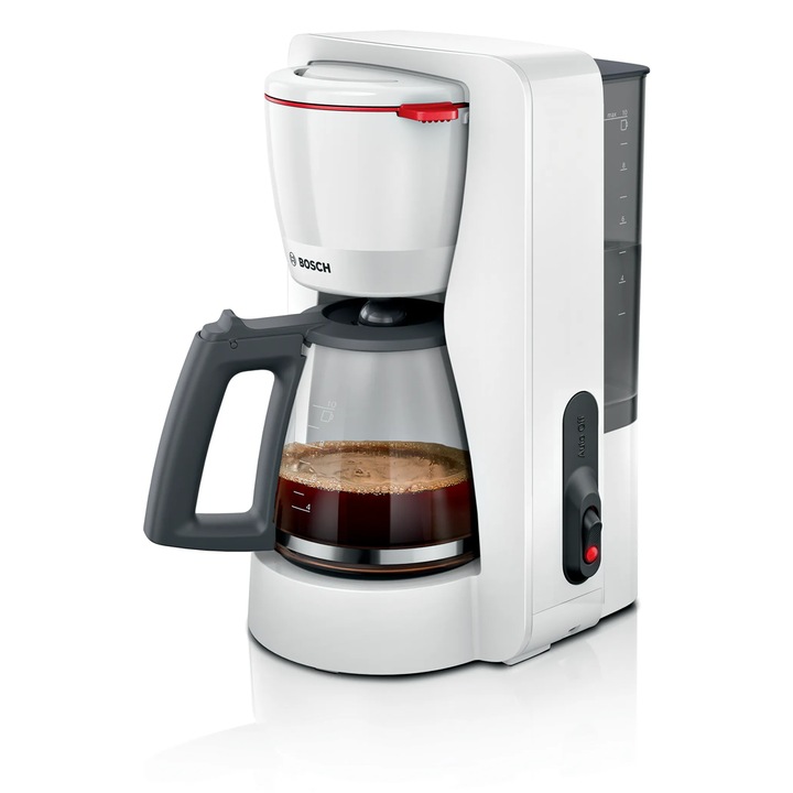 Филтърна кафе машина Bosch TKA2M111 MyMoment, 1200 W, 1,4 л, автоматично изключване, бяла
