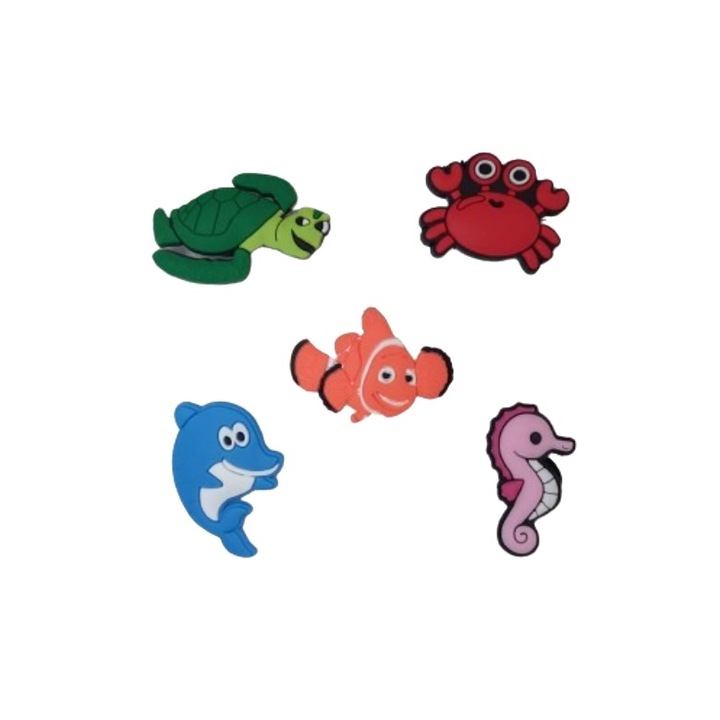 Set Accesorii Crocs, Jibbitz, Nemo, Testoasa 5 piese eMAG.ro