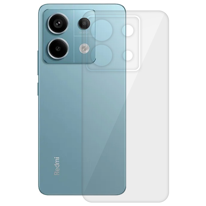 Протектор за гръб SILKASE за Xiaomi Redmi Note 13 Pro, Защита на гърба, Възобновяем силикон