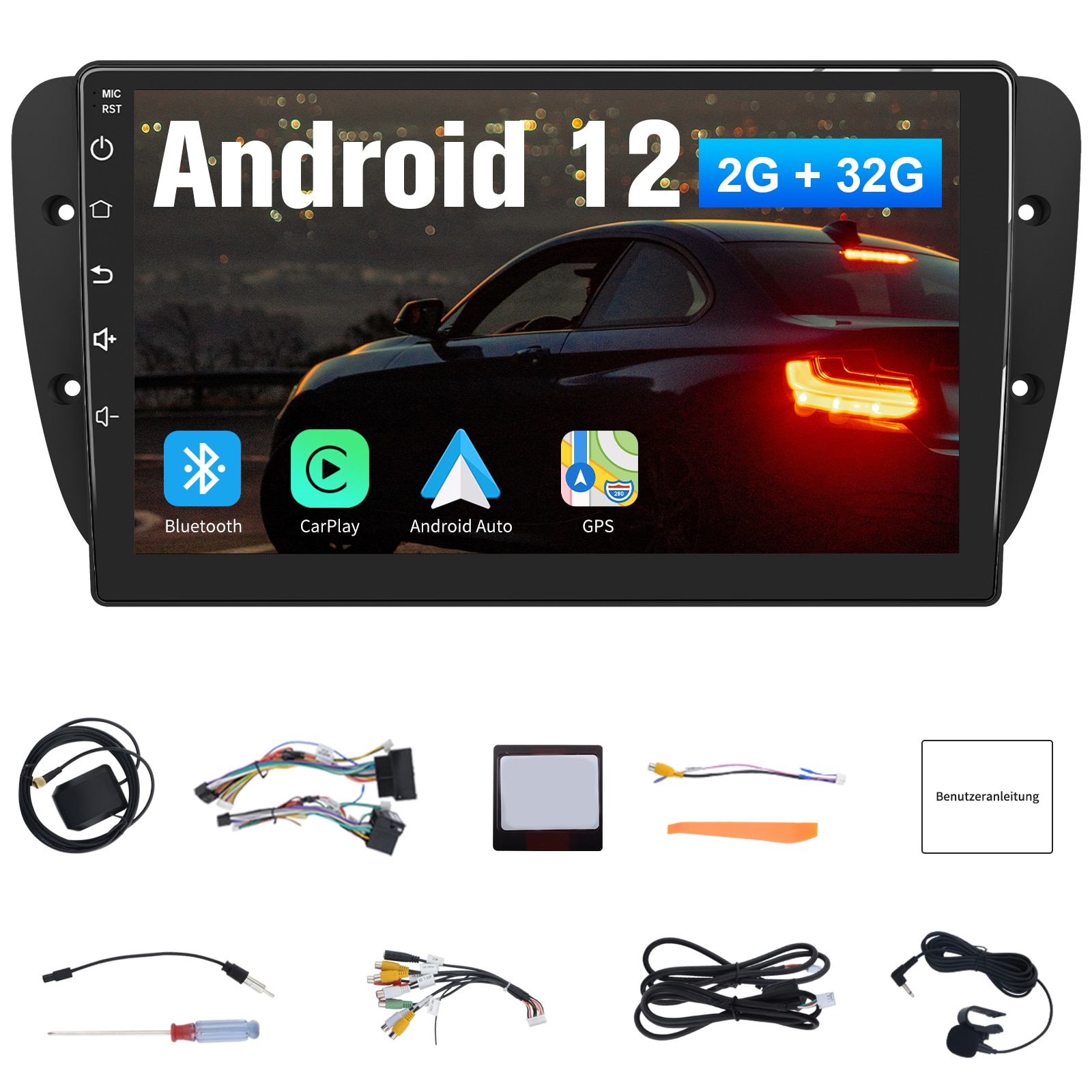 Autoradio Android Seat Ibiza 2009-2013 Carplay | Cuotas sin interés