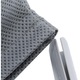 Sac universal pentru aspirator, material textil lavabil, refolosibil, gri