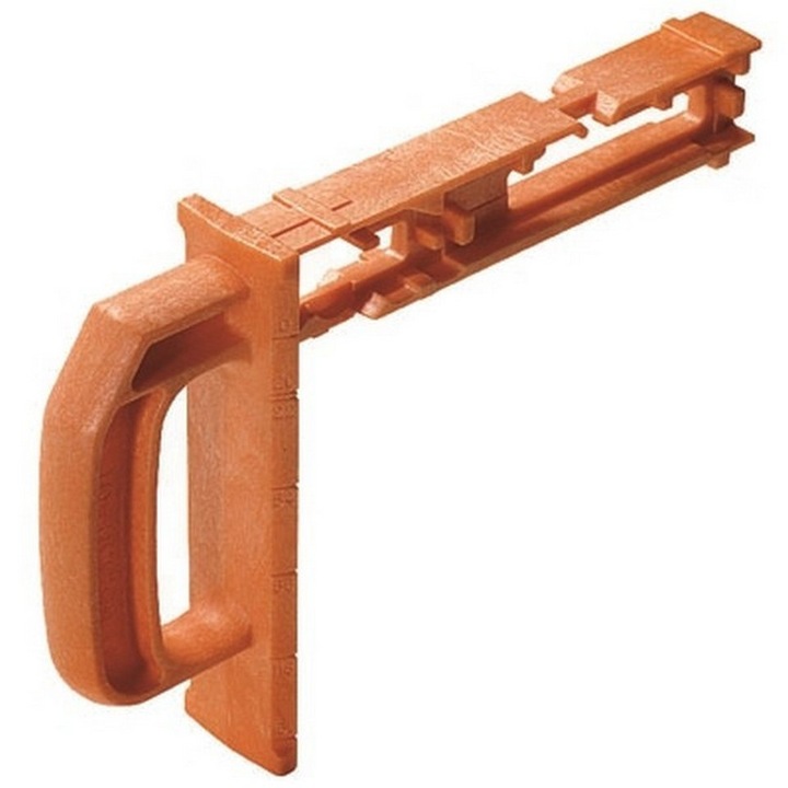 Sablon pentru montare sine de corp la glisiere, MINIFIX orange