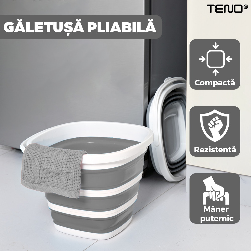 Сгъваема кофа Teno®, издръжлива, лесна за съхранение, компактна ...