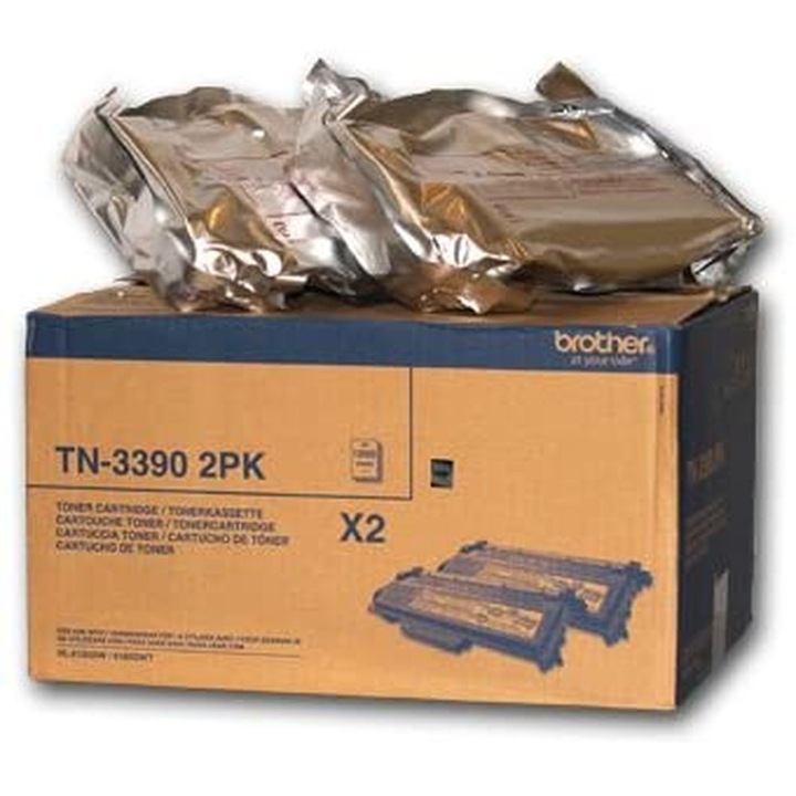 Toner Brother TN-3390 set, negru, 12000 pagini