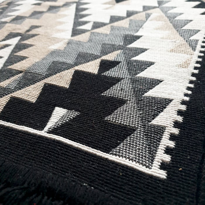 Covor rustic traditional 60x120 cm Negru - eMAG.ro