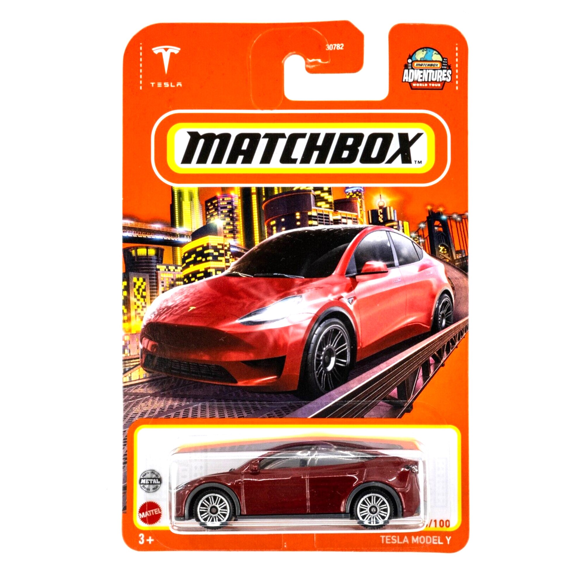 Tesla hot sale matchbox car