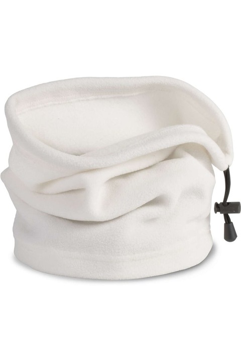 Unisex polár sál, KP881, fehér, univerzális