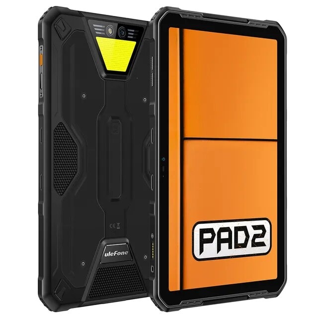 Tableta Ulefone Armor Pad 2 Negru, 4G, IPS, 11.0″ 2K, 16GB RAM (8GB + 8GB extensibili), 256GB ROM, NFC, Android 13, Helio G99, 18600mAh, Dual SIM