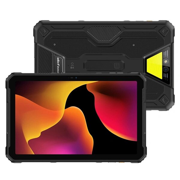 Tableta Ulefone Armor Pad 2 Negru, 4G, IPS, 11.0″ 2K, 16GB RAM (8GB + 8GB extensibili), 256GB ROM, NFC, Android 13, Helio G99, 18600mAh, Dual SIM