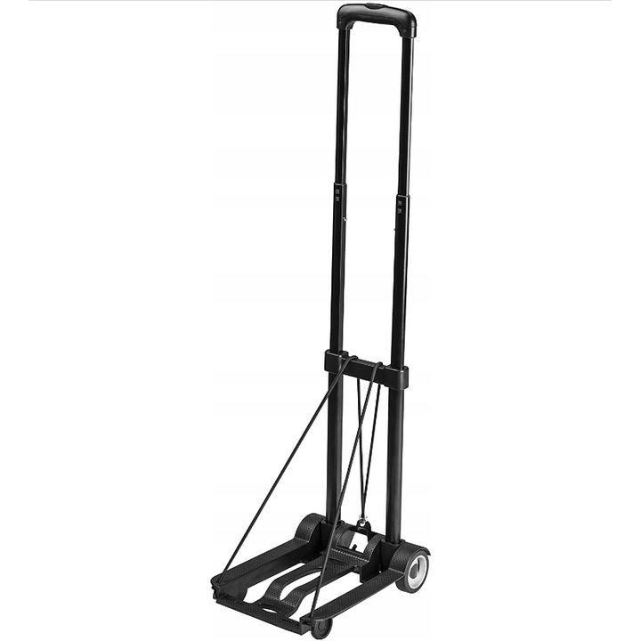 Carucior transport pliabil cu corzi elastice pentru fixare bagaje max. 45kg, 965 x 320 x 234 mm Meister