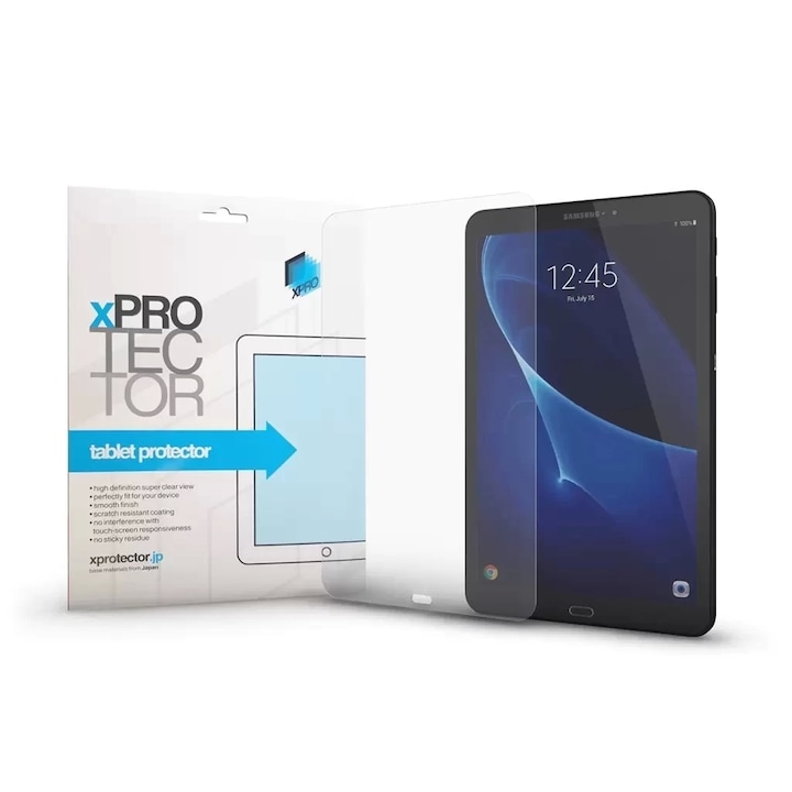 Folie protectie tableta, Xpro, Sticla securizata, Compatibil cu Samsung Galaxy Tab S9+ FE, Transparent