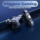 Triggere Gaming Mobile Universale – Controller cu 4 Butoane pentru Telefon si Tableta, Compatibil PUBG, Fortnite, COD, Design Ergonomic, Plug & Play, Reactie Instantanee, Negru