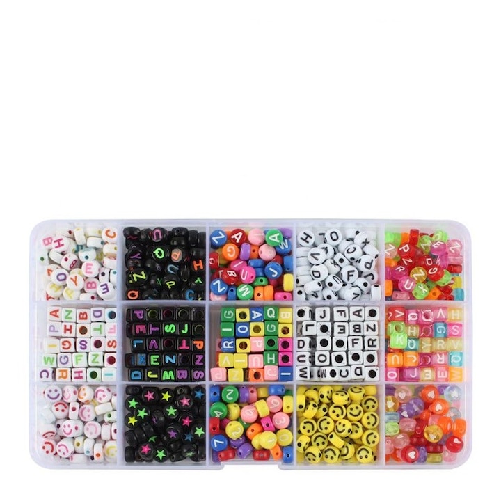 Kit accesorii pentru artizanat, Plastic, 5ani+, Multicolor
