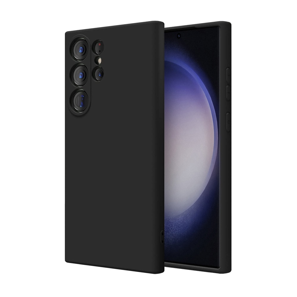 Husa telefon Pentru Samsung Galaxy S24 Ultra silicon negru