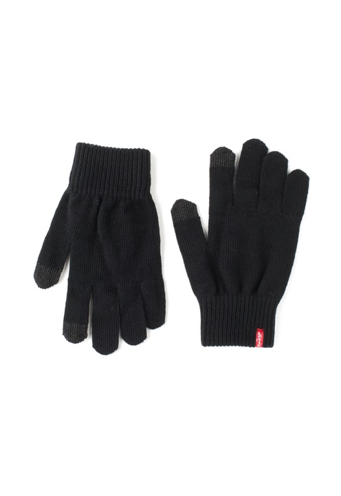 Levi's, Manusi negre unisex, compatibile cu ecrane tactile