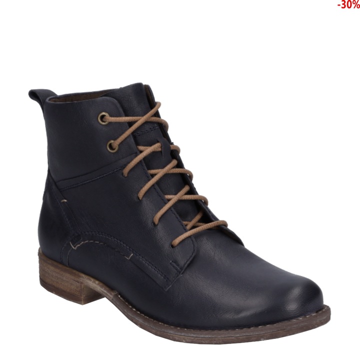 Botine dama, Josef Seibel, piele naturala, albastru, 38