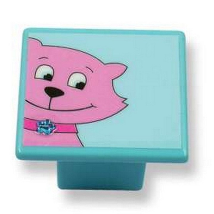 Buton plastic SIRO ( mobilier copii ), Pisicuta