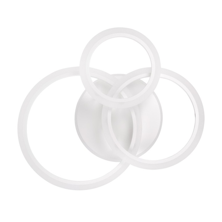 Plafoniera Circle LED 90W 3CCT cu telecomanda, alb, Erste