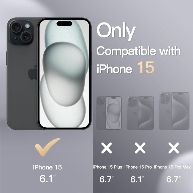 Husa Spate Compatibila Cu Iphone 15, Anti Socuri, Anti Alunecare, Protectie Camere Foto, Ultra+, Negru
