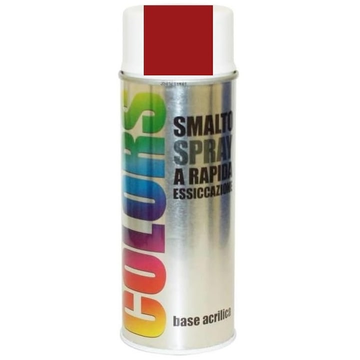 Spray vopsea retus auto Colors RAL 3000 gloss, culoare visiniu, 400 ml