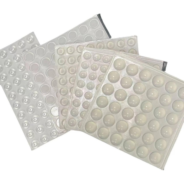 Set 164 protectii mobilier, Cauciuc, Transparent