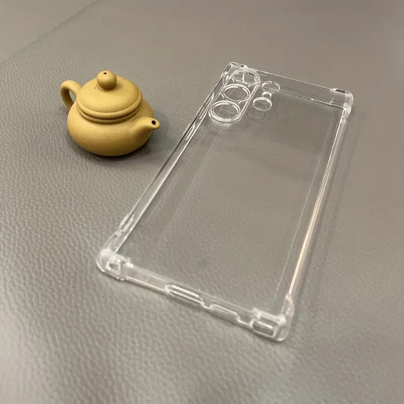 Husa protectie Mat-Tech compatibila cu Samsung Galaxy S24 Ultra, Protectie Camera, Colturi anti-soc, Decupaje Precise, Rezistenta la impact, Transparenta