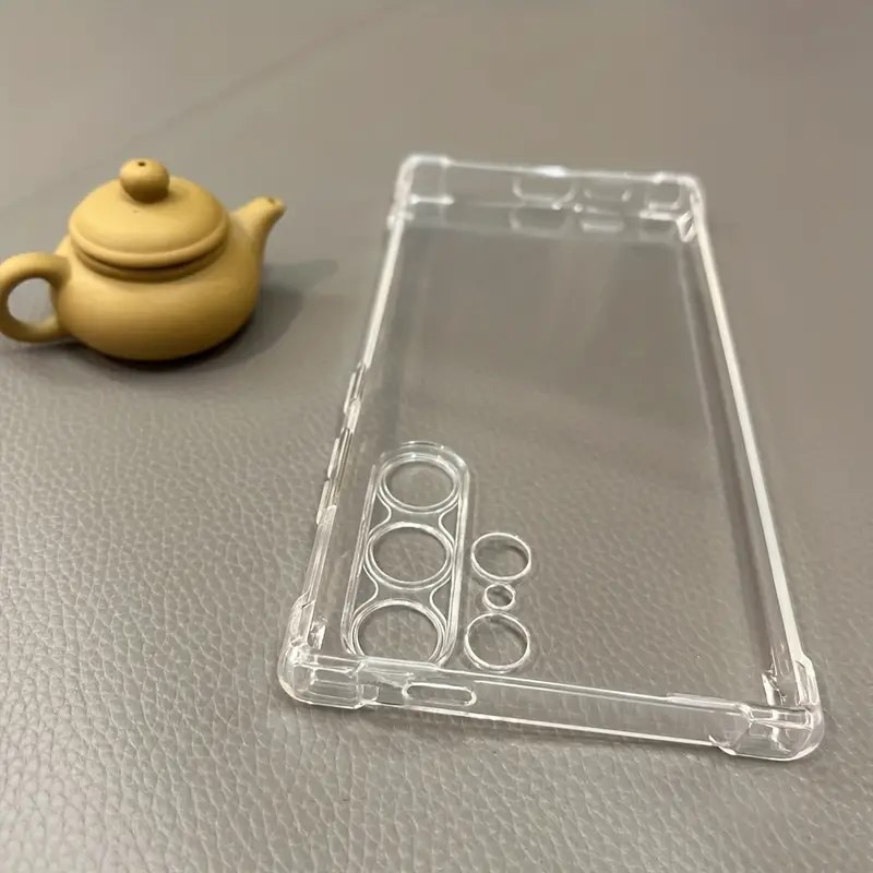 Husa protectie Mat-Tech compatibila cu Samsung Galaxy S24 Ultra, Protectie Camera, Colturi anti-soc, Decupaje Precise, Rezistenta la impact, Transparenta