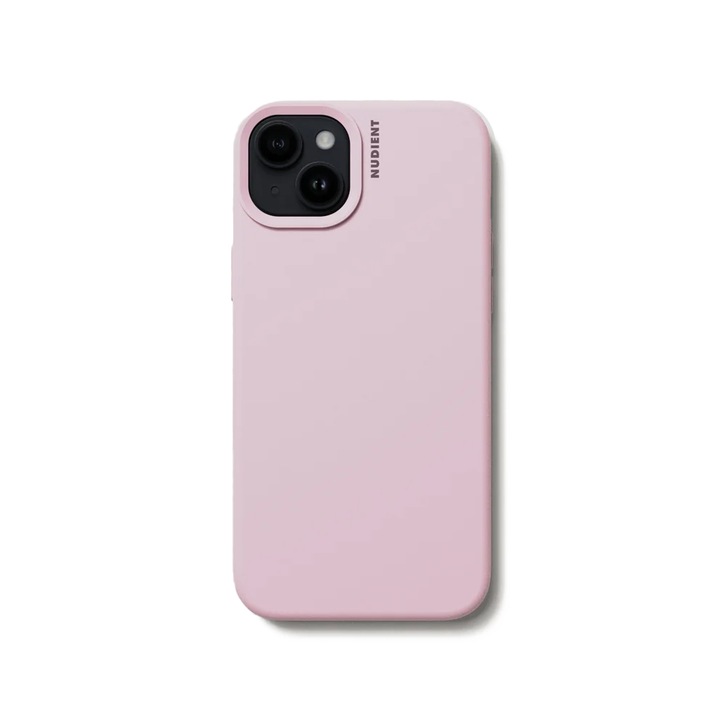 Husa de protectie Nudient Base Case pentru iPhone 15 Plus, Roz copil