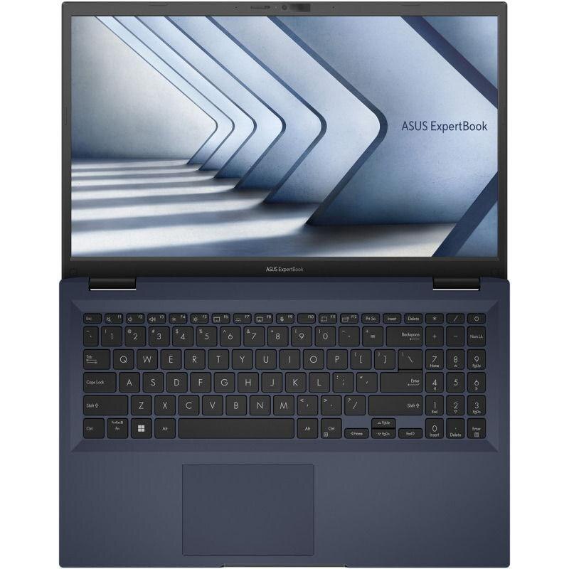 Laptop ASUS ExpertBook B1 B1502CBA-EJ0524, 15.6 inch, Intel Core i5-1235U, 4.7 GHz, 12 MB cache, 15 W, 8 GB RAM, 256 GB SSD, Intel Intel Iris Xe Graphics, Free DOS