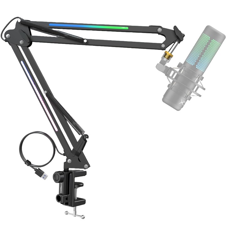 RGB karkészlet satuval mikrofontartóval és szűrővel, állvánnyal, professzionális, állítható