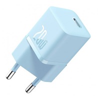 Incarcator Retea Baseus GaN5 Mini Fast Charger, USB-C, 20W, Albastru