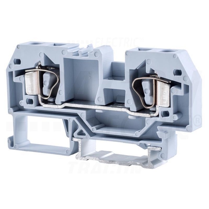 Bloc terminal pentru sina, Tracon Electric, ABS, Gri