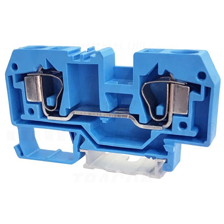 Клема за нулево свързване, Tracon Electric, 800V, 57A, Синя