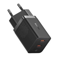Incarcator rapid Baseus GaN5 Pro, 2x USB-C, 40W, Negru