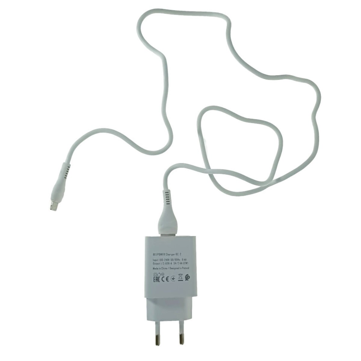 Set Incarcator Retea Beepower BC 2 2 4A 2 X USB Cu Cablu USB Cu set-incarcator-retea-beepower-bc-2-2-4a-2-x-usb-cu-cablu-usb-cu