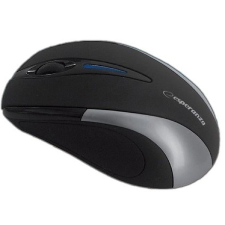 Mouse Esperanza Sirius, Negru/Gri