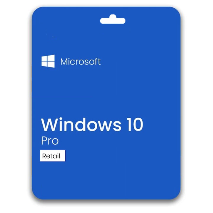 Лиценз за продажба на дребно на Microsoft Windows 10 Pro, 32/64 бита, постоянен лиценз, USB
