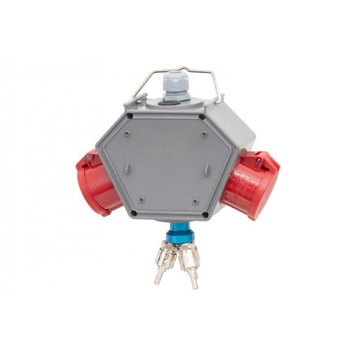 Splitter POLYBOX, F-Elektro, prize 2x16A/5P + 3xAIR(aer)