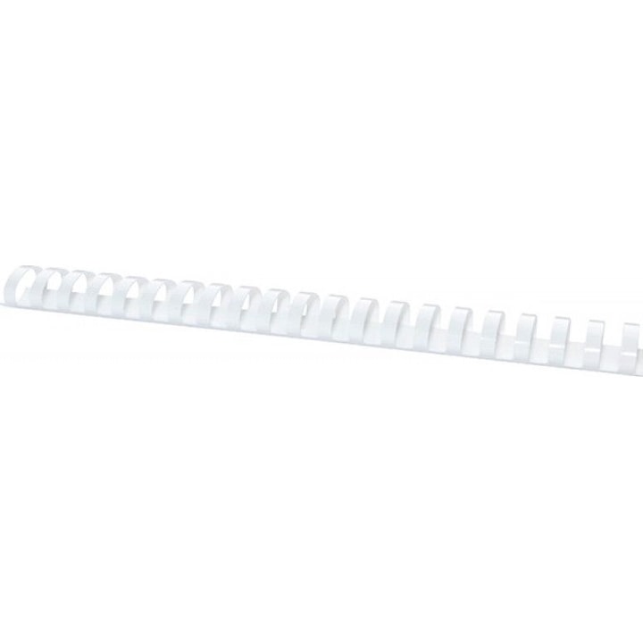 Set 50 bucati spirale pentru legat OFFICE PRODUCTS, A4, 32mm, alb